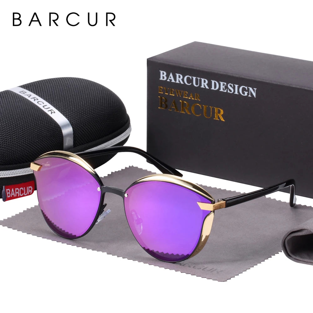 Women's Polarized Sunglasses-Round