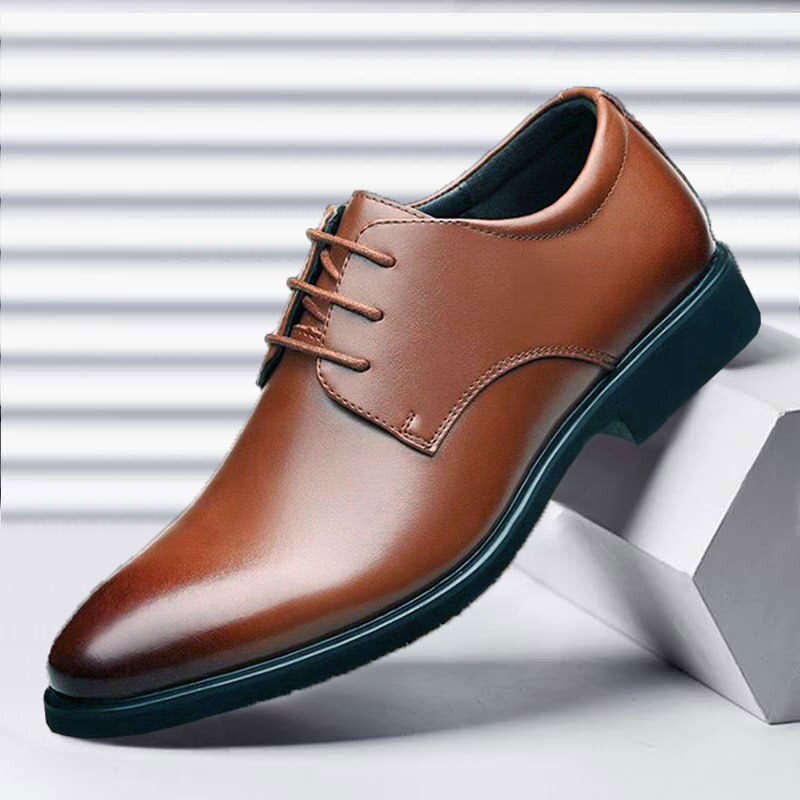 Men's Leather Oxford Dress Shoes