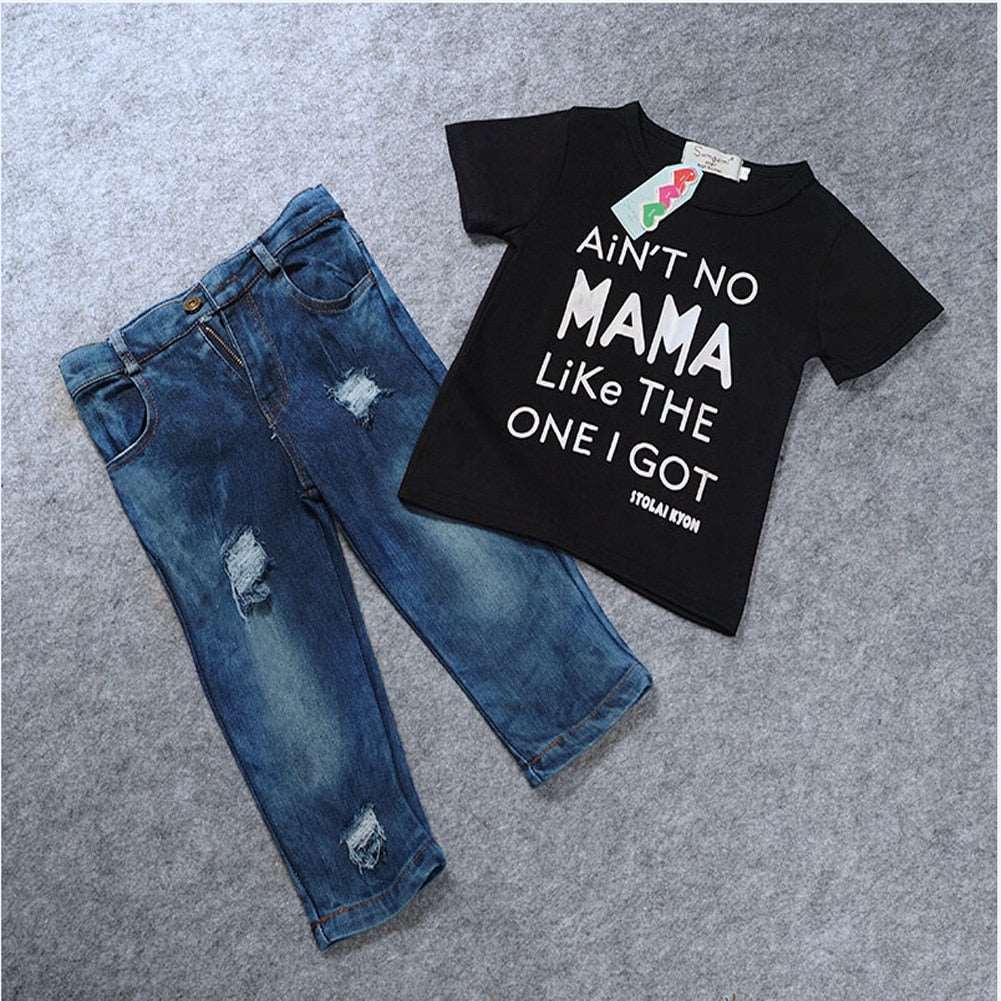 Children's T-Shirt/Pants Set-Toddler - fittedfortheoccasion