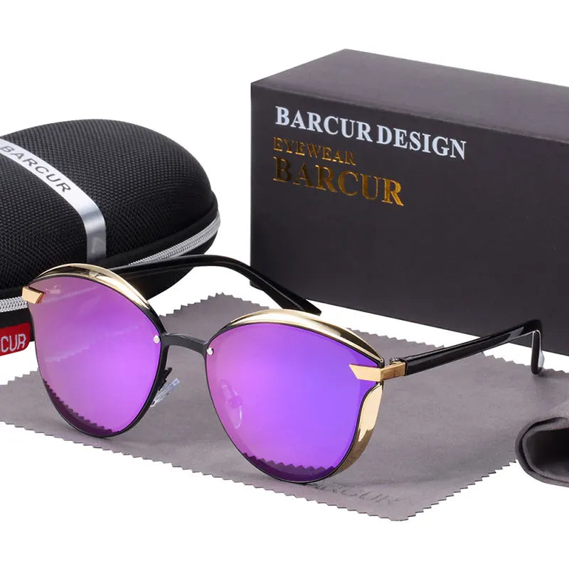 Women's Polarized Sunglasses-Round