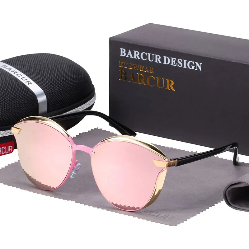 Women's Polarized Sunglasses-Round