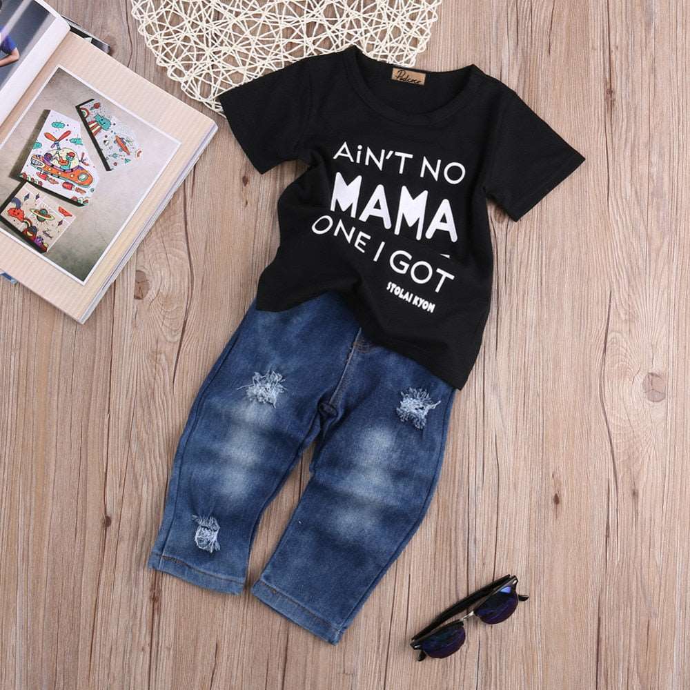 Children's T-Shirt/Pants Set-Toddler - fittedfortheoccasion
