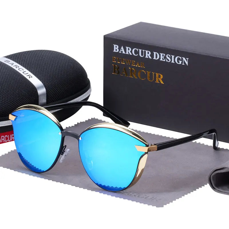 Women's Polarized Sunglasses-Round