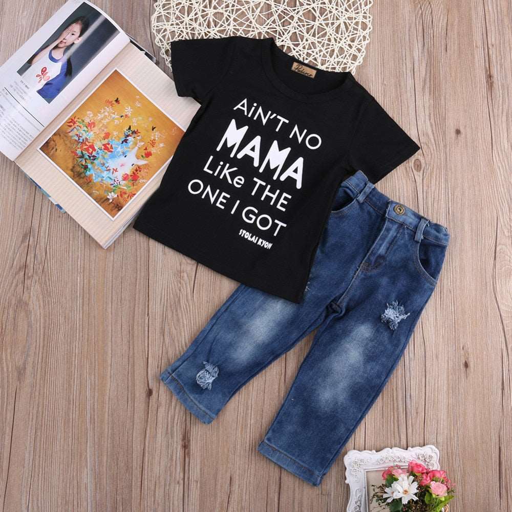Children's T-Shirt/Pants Set-Toddler - fittedfortheoccasion