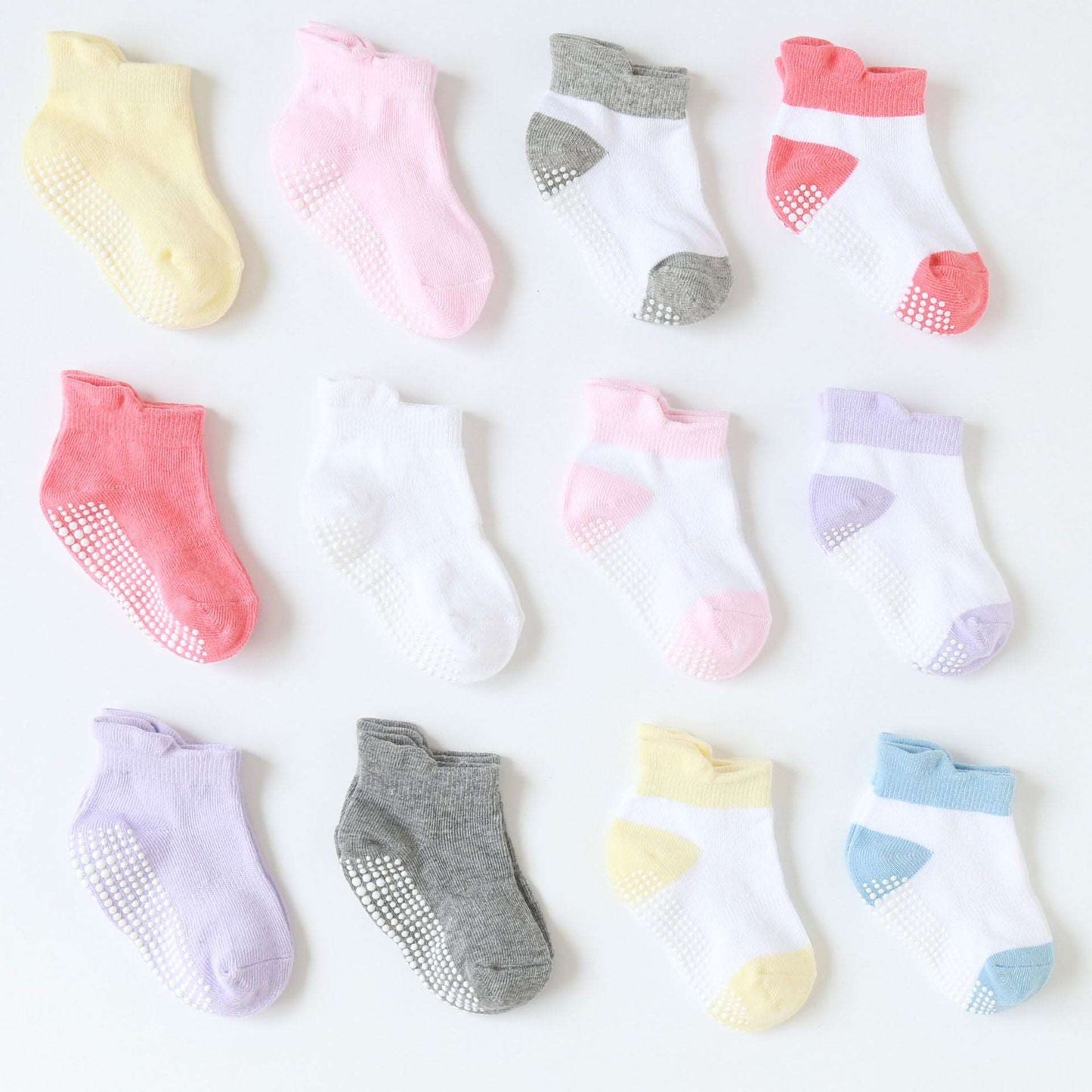 Children's Non-Slip Socks/6 Pairs