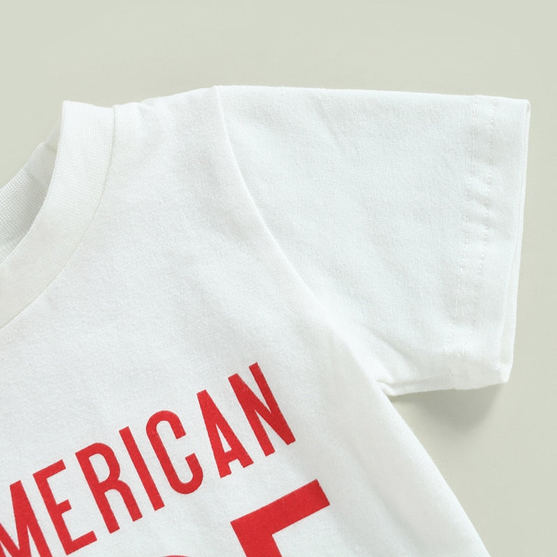 Children's All American Shirt/Shorts Set-2PCS