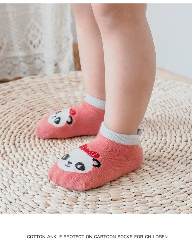 Infant Cartoon Animal Socks/3 Pairs