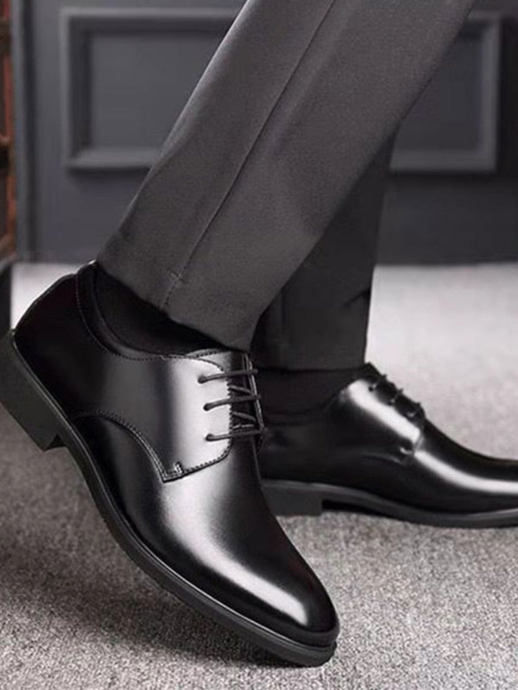 Men's Leather Oxford Dress Shoes
