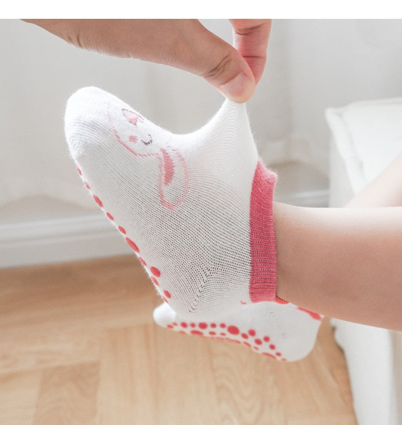 Infant Cartoon Animal Socks/3 Pairs