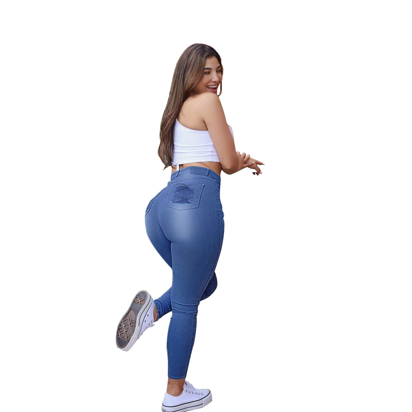 Women's High Waist Denim Jeans