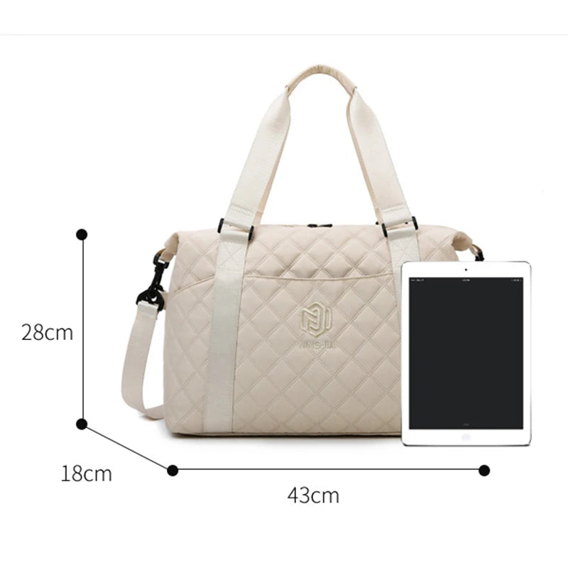 Women's Oxford Travel Bag-Large Capacity