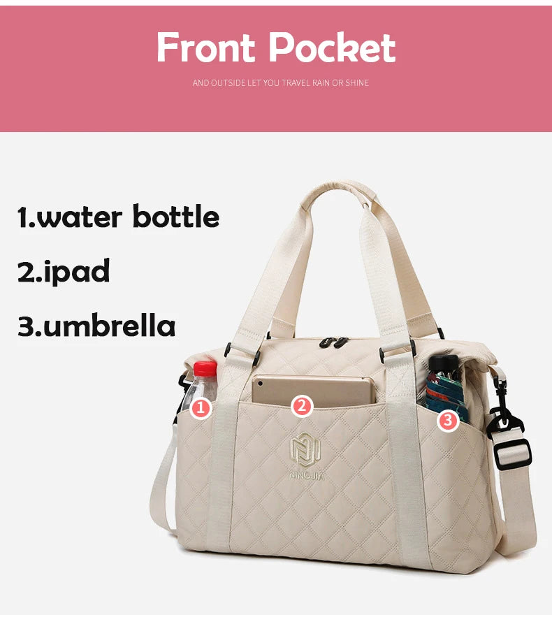 Women's Oxford Travel Bag-Large Capacity