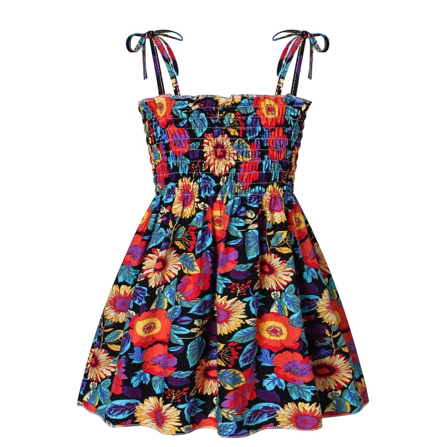 Children's Floral Print Sundress/1-6 Years