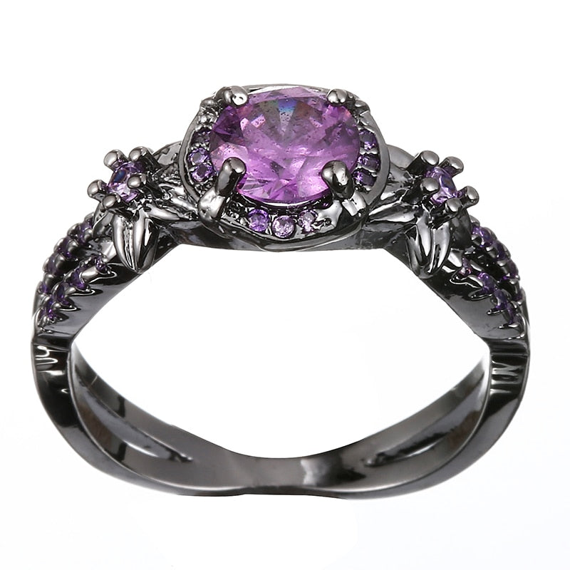 Women's Birthstone Ring-Geometric - fittedfortheoccasion
