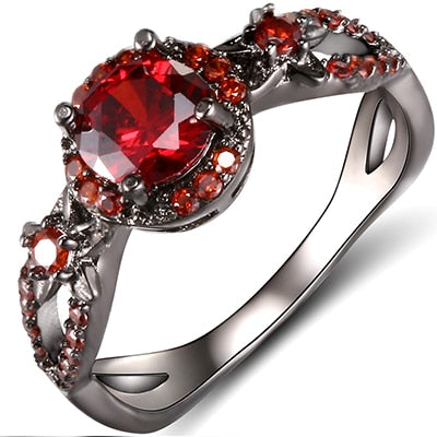 Women's Birthstone Ring-Geometric - fittedfortheoccasion