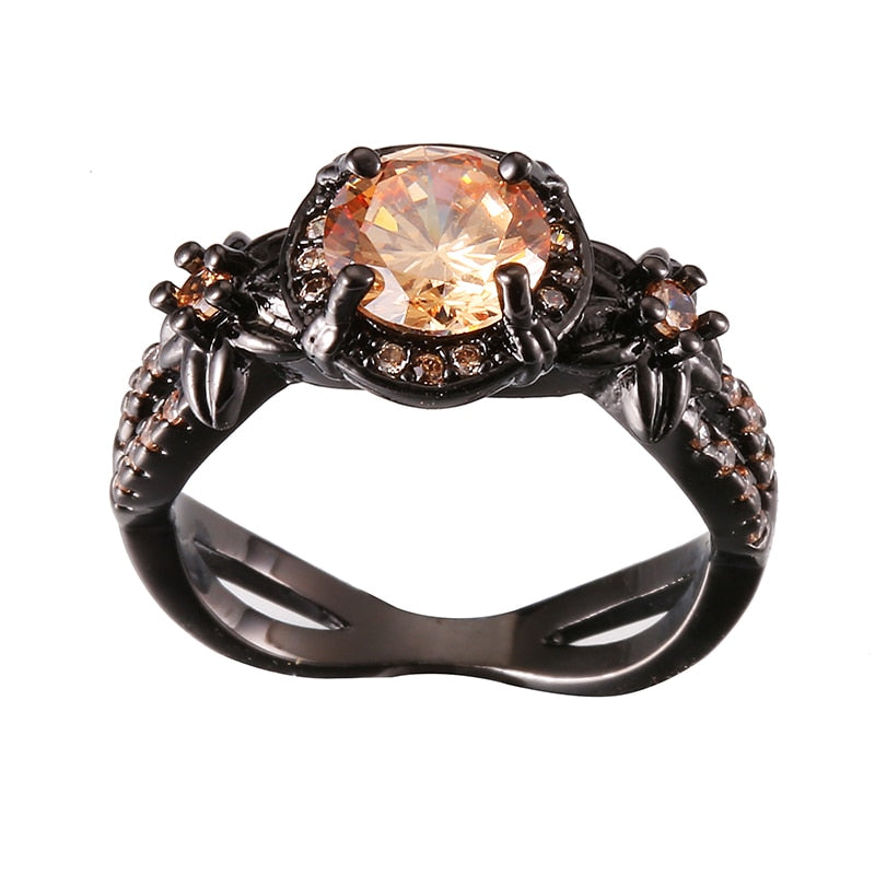 Women's Birthstone Ring-Geometric - fittedfortheoccasion