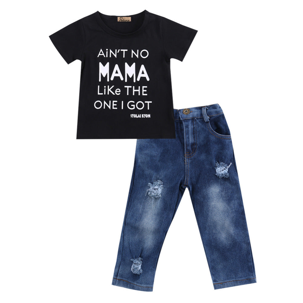 Children's T-Shirt/Pants Set-Toddler - fittedfortheoccasion