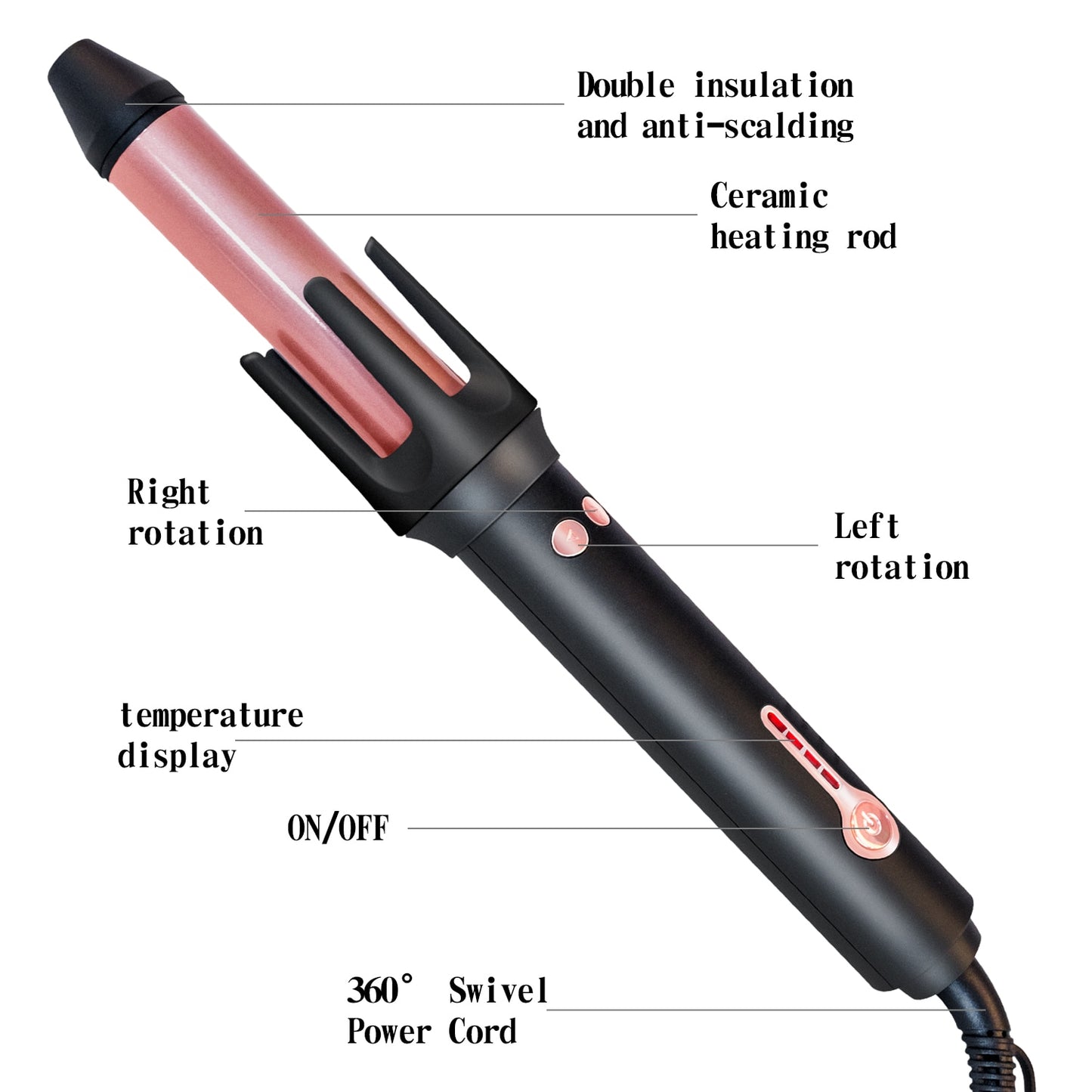 Women's Ceramic Curling Iron - fittedfortheoccasion