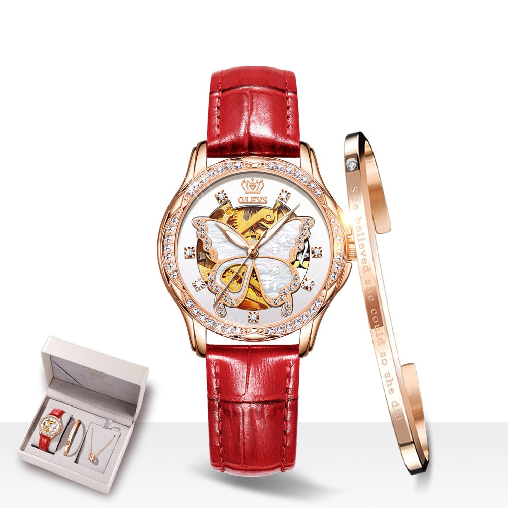 Women's Mechanical Watch - fittedfortheoccasion