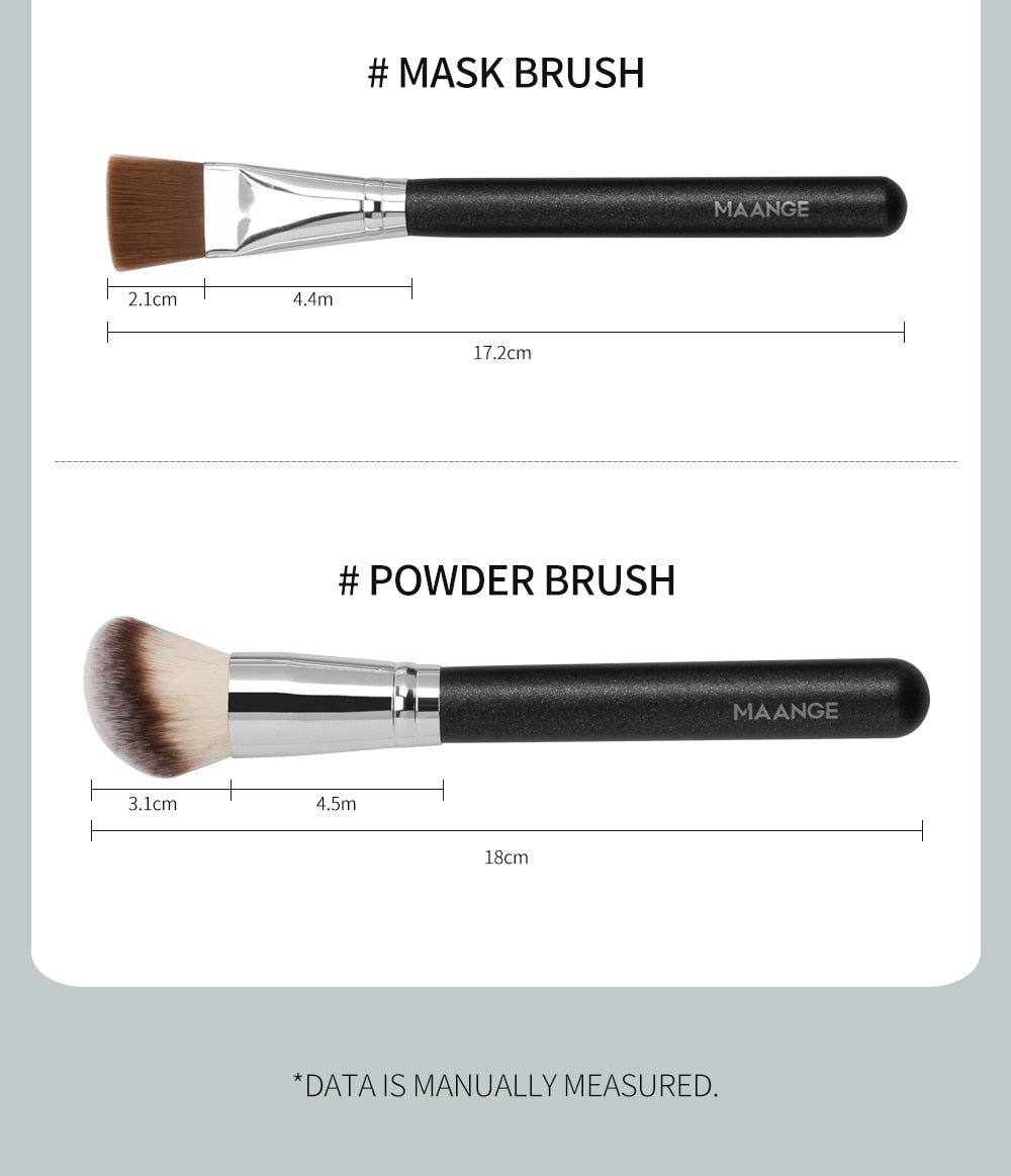Women's Cosmetics Brush Set 3PCS