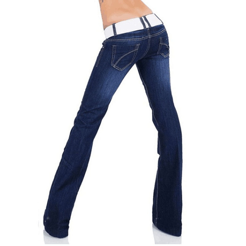 Women's High Waist Flared Jeans