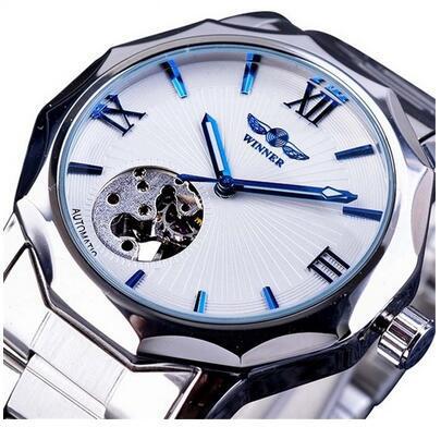 Men's Luxury Blue Ocean Geometry Design Watch - fittedfortheoccasion