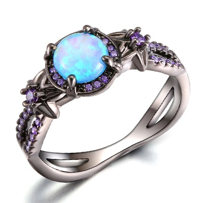 Women's Birthstone Ring-Geometric - fittedfortheoccasion