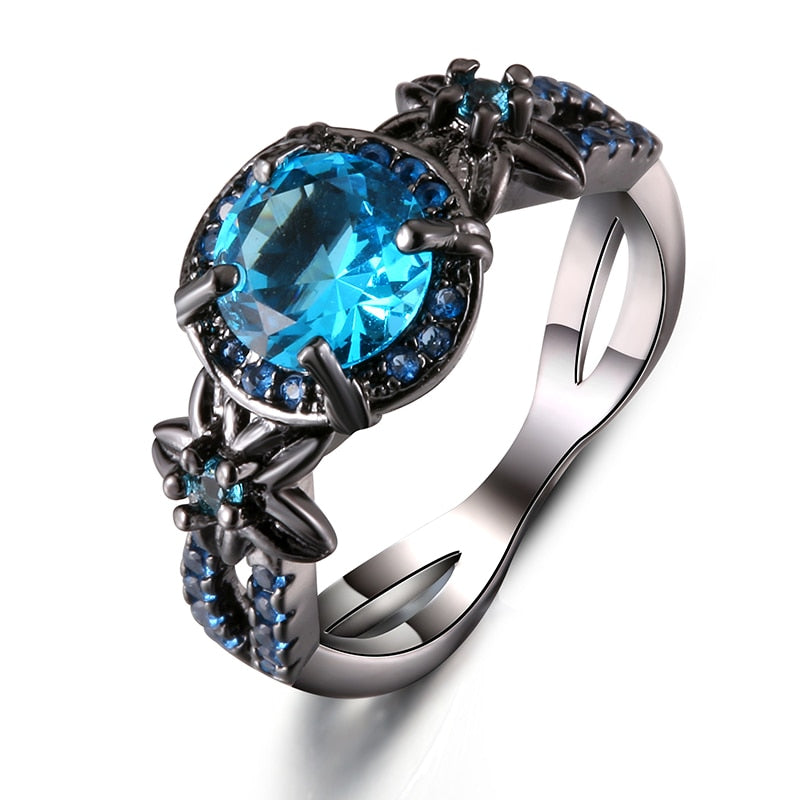 Women's Birthstone Ring-Geometric - fittedfortheoccasion