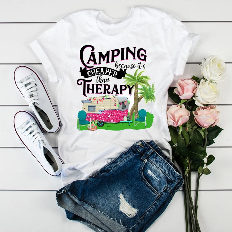 Women's Printed T-Shirts/Short Sleeve - fittedfortheoccasion