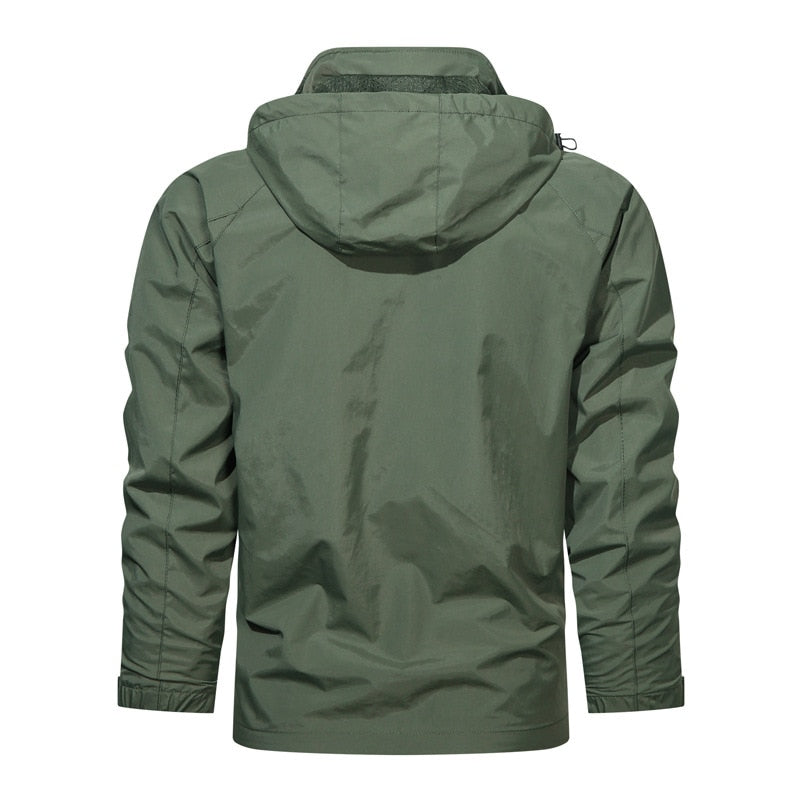 Men's Hooded Windproof Jacket - fittedfortheoccasion