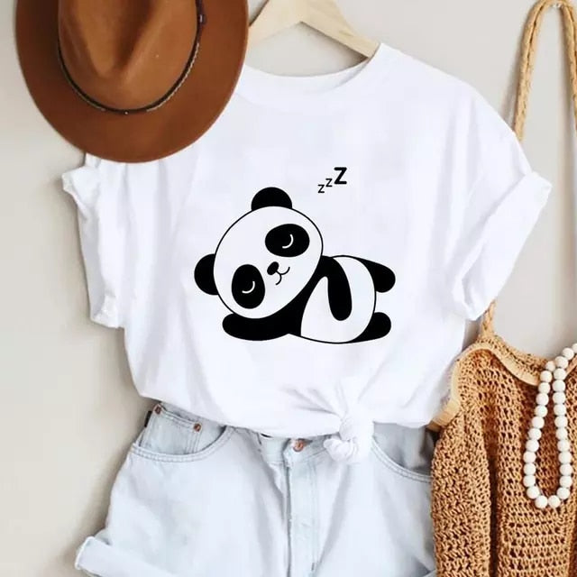 Women's Short Sleeve Printed T-Shirt - fittedfortheoccasion