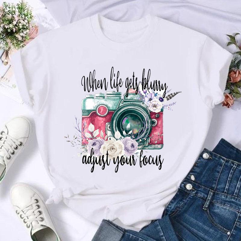 Women's Short Sleeve Printed T-Shirt - fittedfortheoccasion