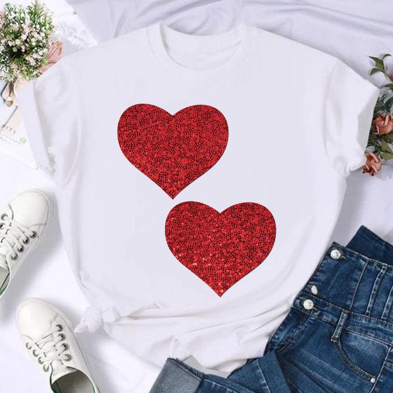 Women's Short Sleeve Printed T-Shirt - fittedfortheoccasion