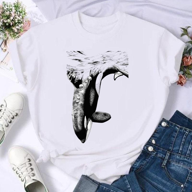 Women's Short Sleeve Printed T-Shirt - fittedfortheoccasion