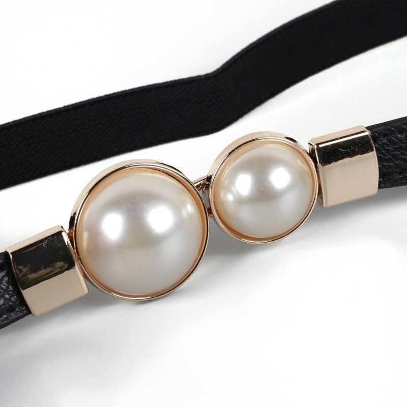 Women's Double Pearl Belt - fittedfortheoccasion