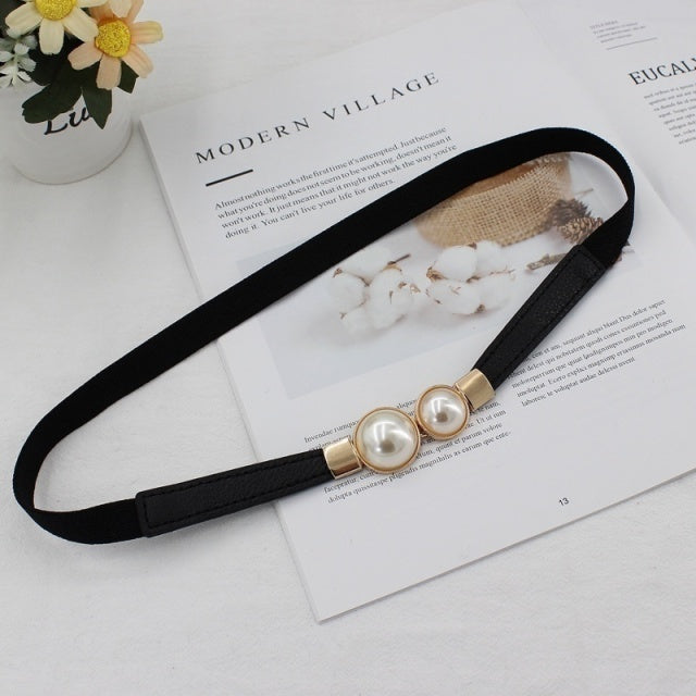 Women's Double Pearl Belt - fittedfortheoccasion