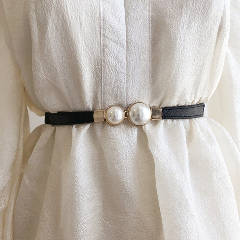 Women's Double Pearl Belt - fittedfortheoccasion