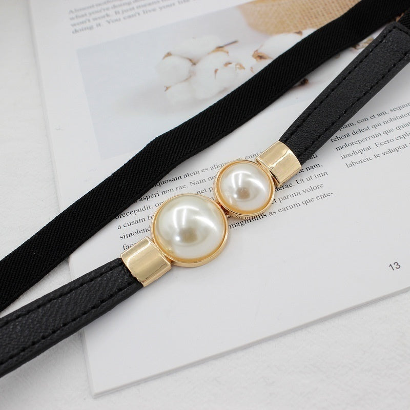 Women's Double Pearl Belt - fittedfortheoccasion