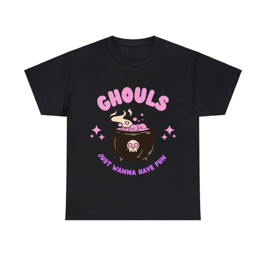 Unisex Halloween Print Heavy Cotton Tee