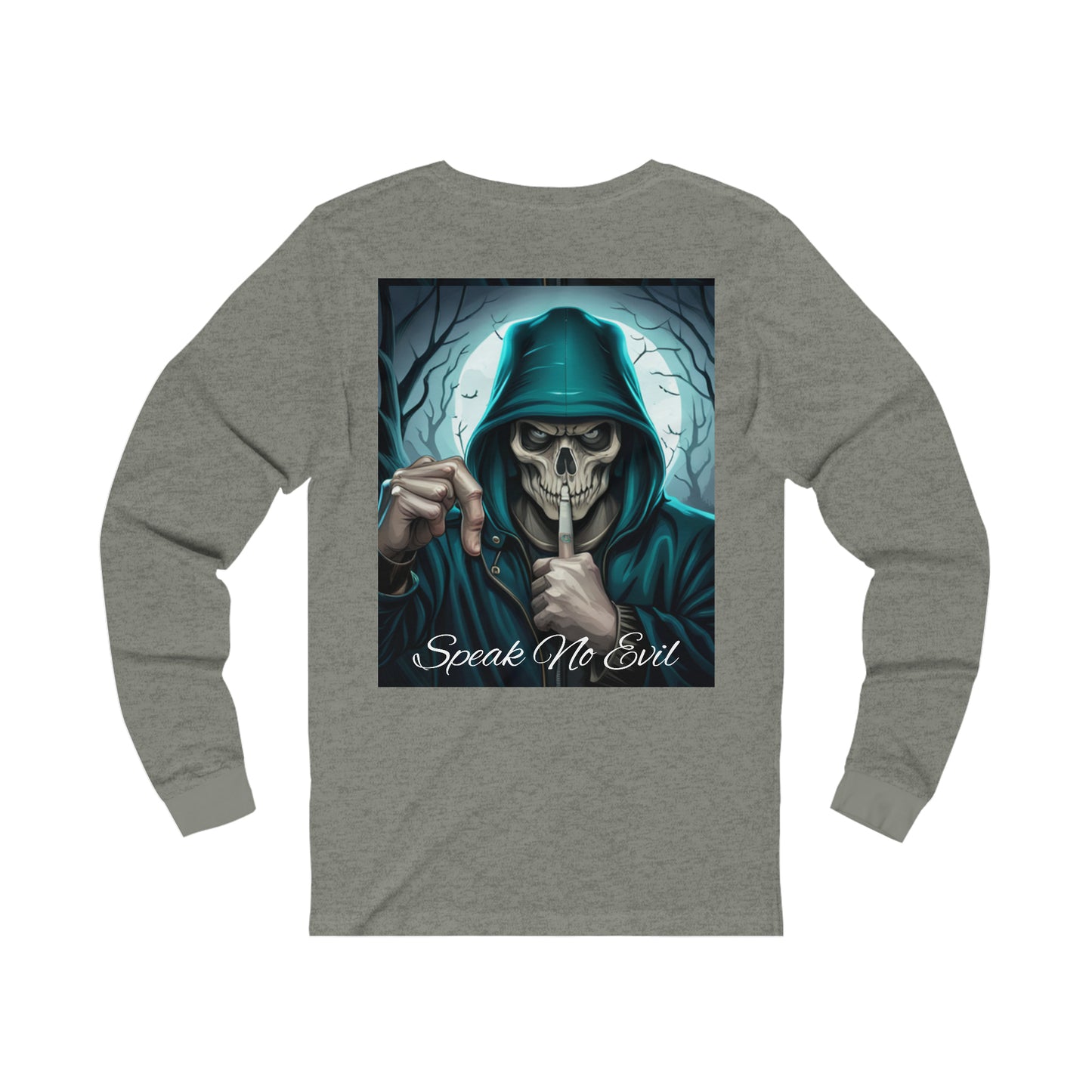 Men's/Women's Skull Print Tee Long Sleeve