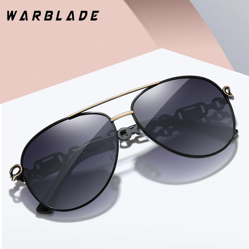 Women's Polarized Sunglasses Vintage Metal UV400