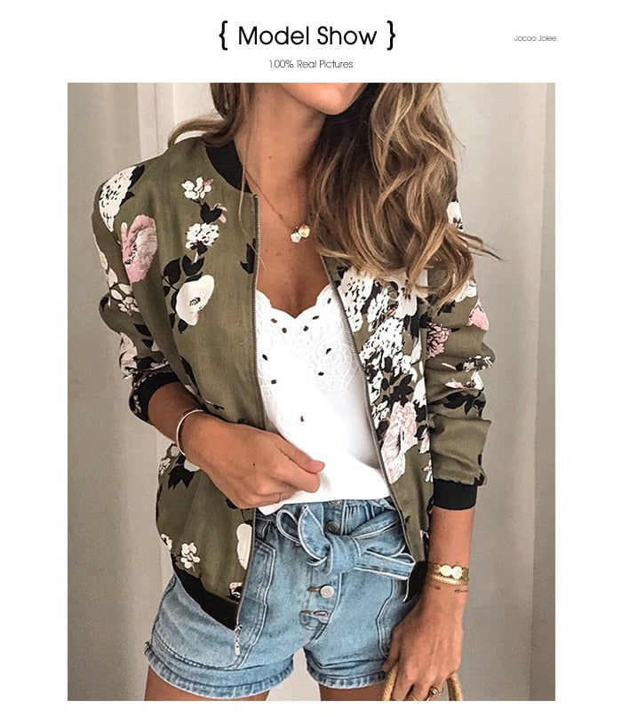 Women's Floral Printed Jacket