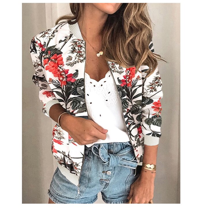 Women's Floral Printed Jacket