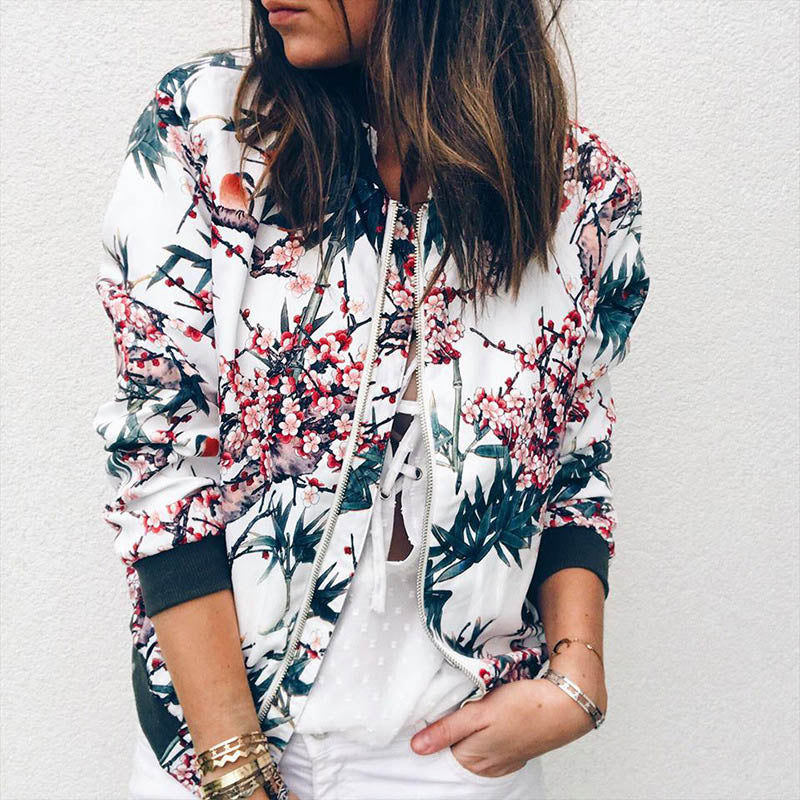 Women's Floral Printed Jacket