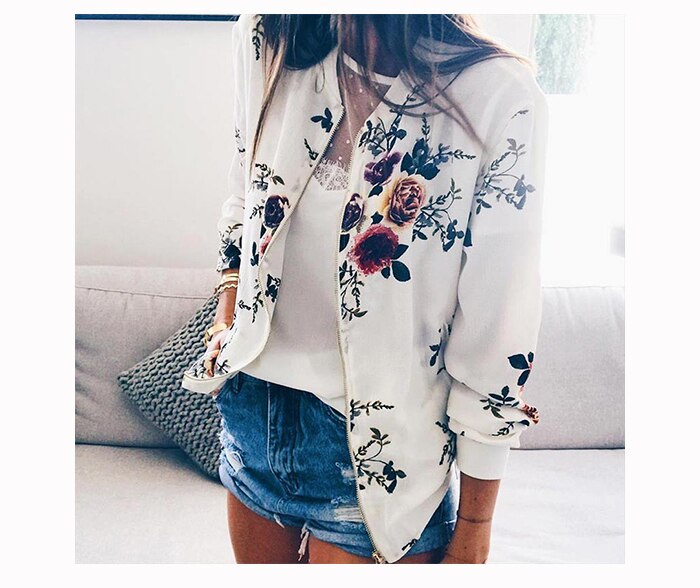 Women's Floral Printed Jacket