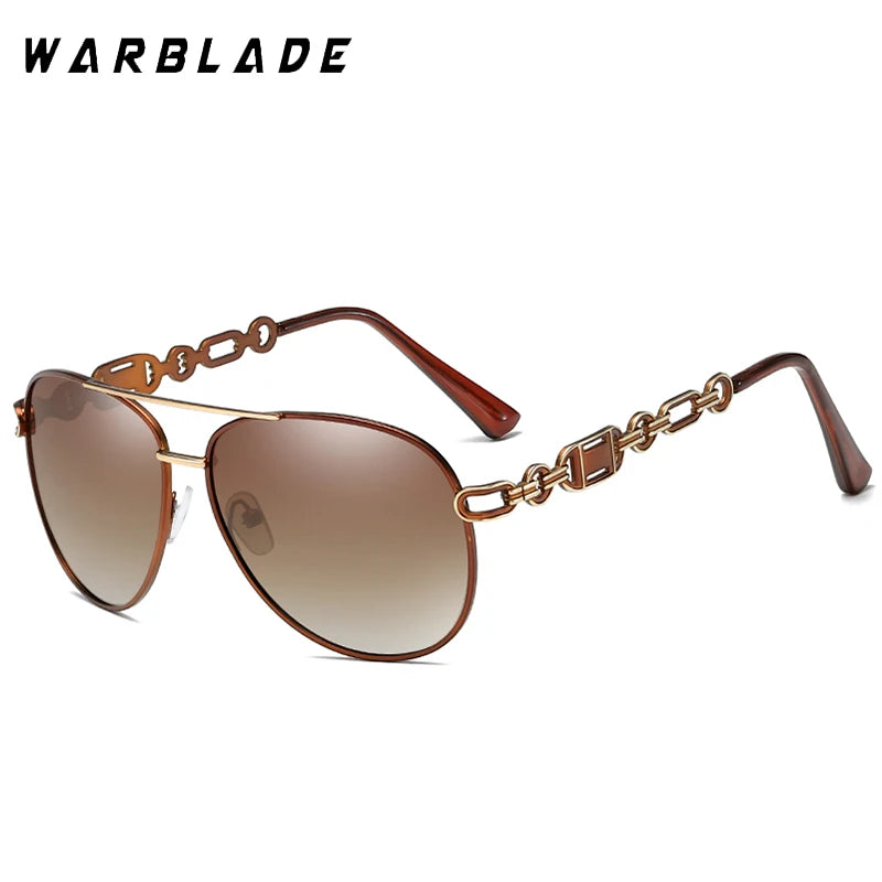 Women's Polarized Sunglasses Vintage Metal UV400