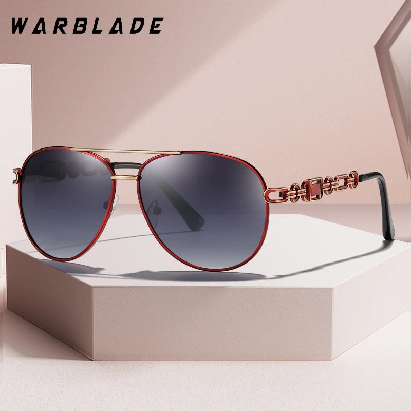 Women's Polarized Sunglasses Vintage Metal UV400