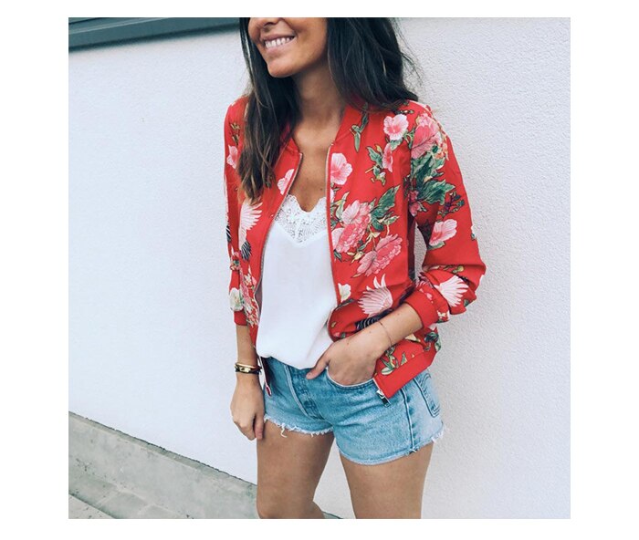 Women's Floral Printed Jacket