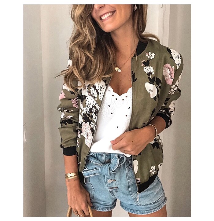 Women's Floral Printed Jacket