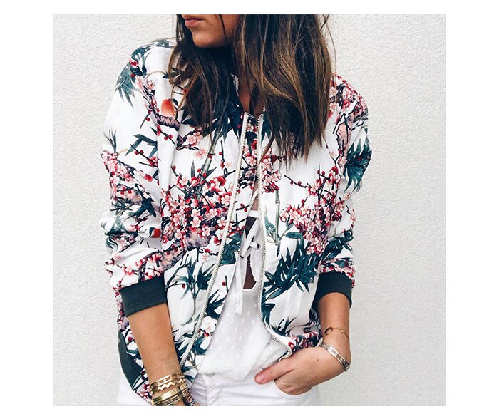 Women's Floral Printed Jacket